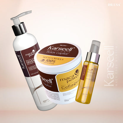 COMBO KARSEELL ORIGINAL 3 EN 1 - BOTOX + SHAMPOO + ACEITE DE ARGAN ORIGINAL