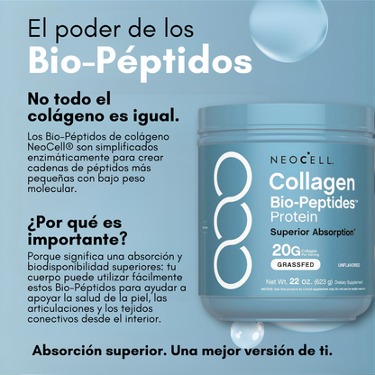 🌿💅🏻NEOCELL COLLAGEN BIO-PEPTIDES – Apoyo diario para piel, cabello y uñas con absorción avanzada 🚚