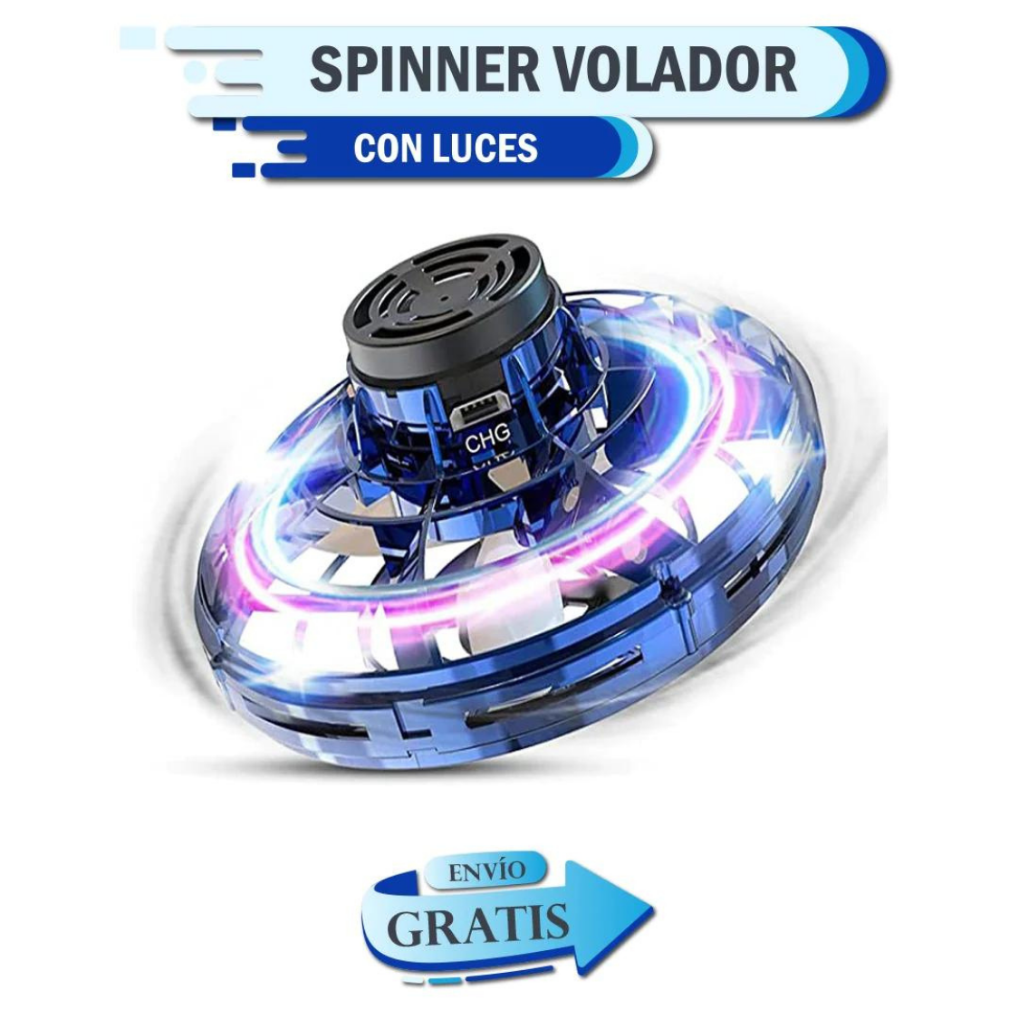 MINI DRONE CON LUZ LED