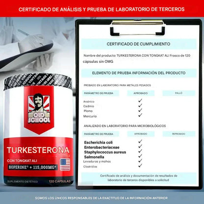 🔥TURKESTERONE - Aumenta tu rendimiento físico y mental