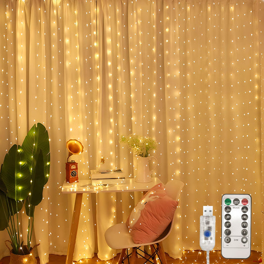 CORTINA DE LUCES NAVIDEÑAS SMART LED RGB