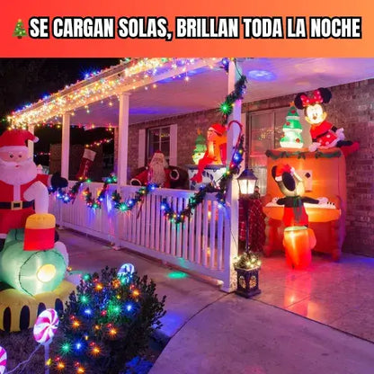 LUCES SOLARES NAVIDEÑAS (20 METROS)