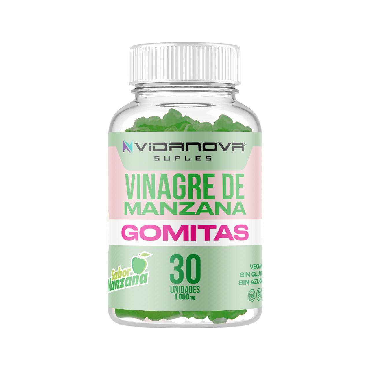 NEWELLME VIDANOVA® Gomitas de Zen, Epirulina y Vinagre de Manzana