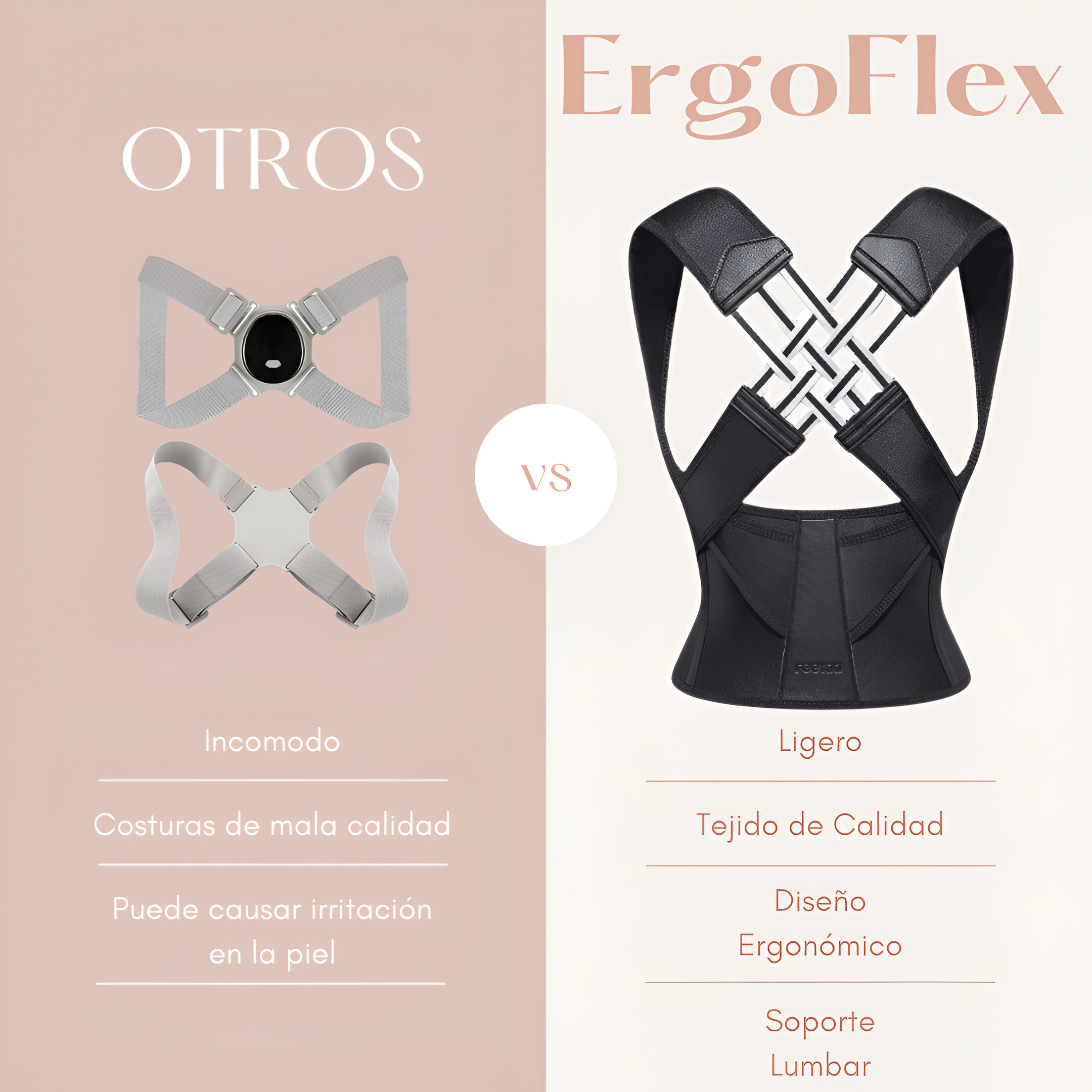 ERGO FLEX | CORRECTOR POSTURA ESPALDA