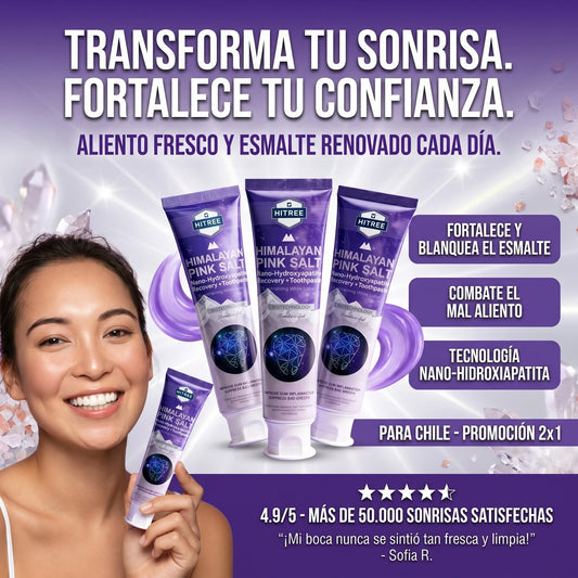 ✨2x1 CREMA DENTAL BLANQUEADORA CON HIDROXIAPATITA 7.5% ✨