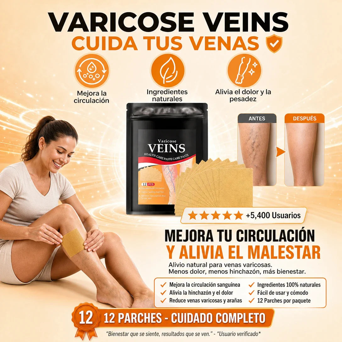 HOY 2X1 PARCHES PARA VARICES (TOTAL 24 UNIDADES) FB