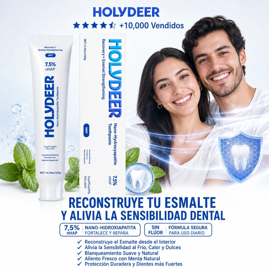 PASTA CREMA DENTAL BLANQUEADORA HOLYDEER