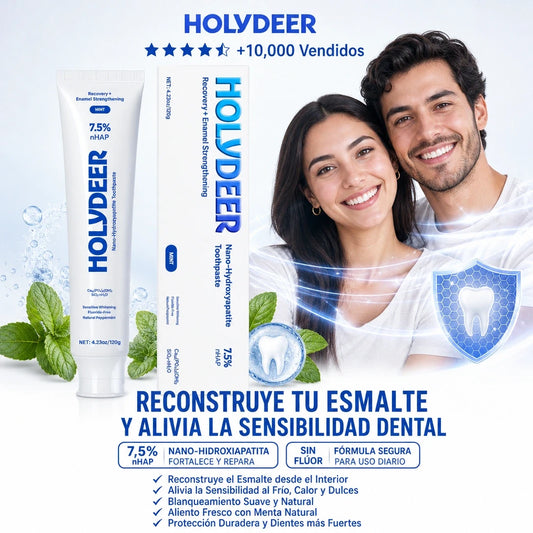 PASTA CREMA DENTAL BLANQUEADORA HOLYDEER